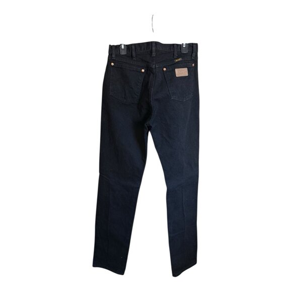 Wrangler Cowboy Cut Denim Jean~Size 32x38~Charcoal Black Straight 13MWZWK~L14 22 - Picture 4 of 8
